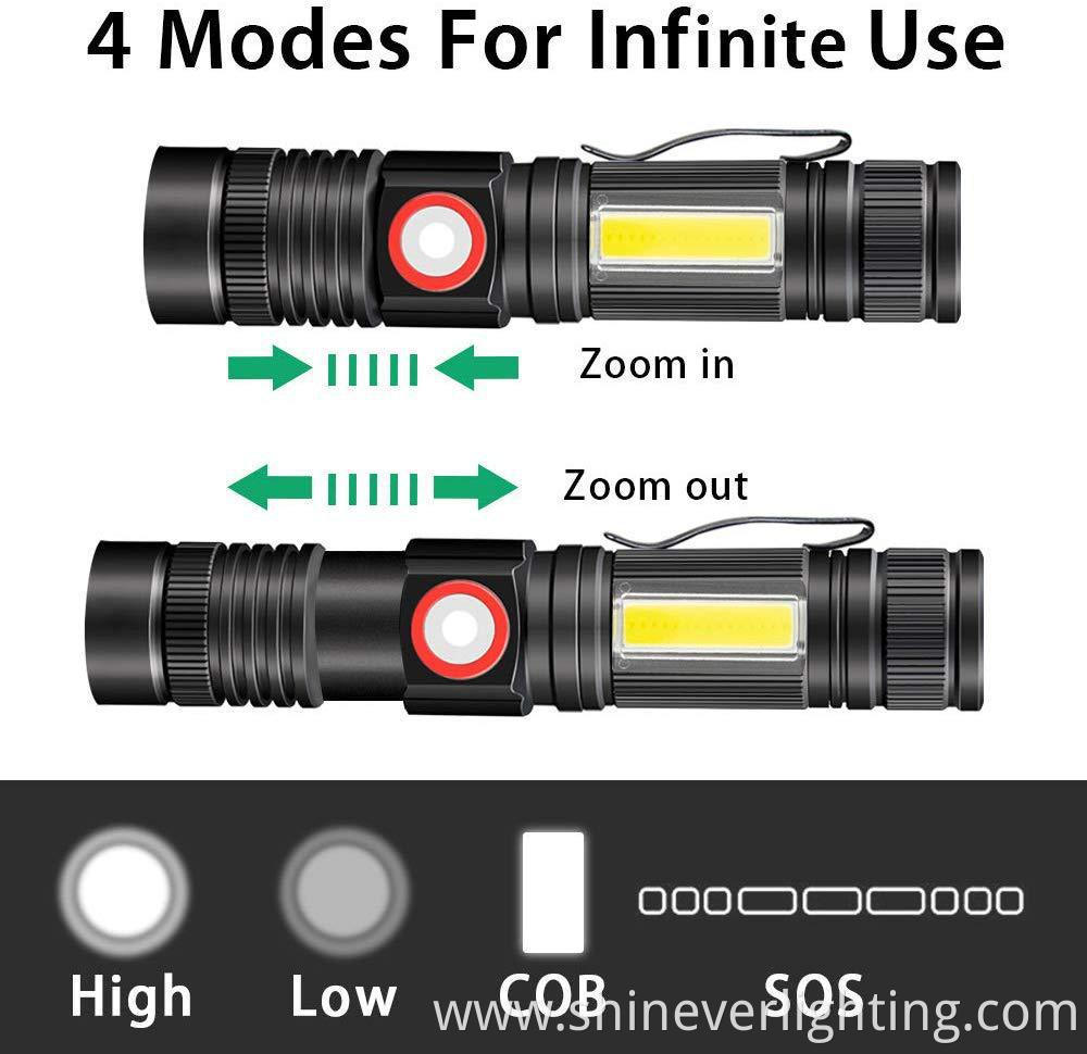 Convenient LED Side-Mounted Torch